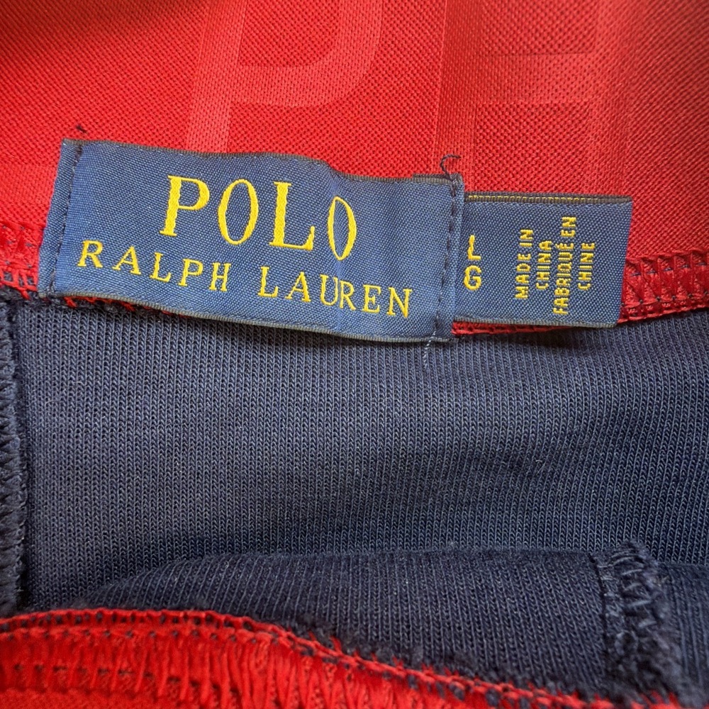 Polo Ralph Lauren Shorts USA Olympic Team Athletic Drawstring Blue Mens Large - Picture 5 of 10